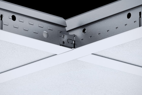 PRELUDE 24 XL2 Suspension System Close Up From Knauf Ceiling Solutions